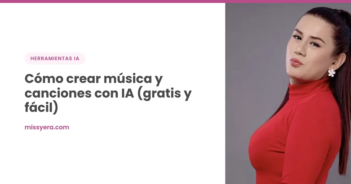 Cómo crear música y canciones con IA gratis y fácil