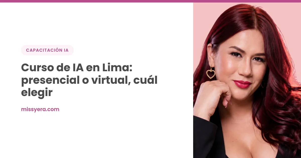 Curso de IA en Lima presencial o virtual