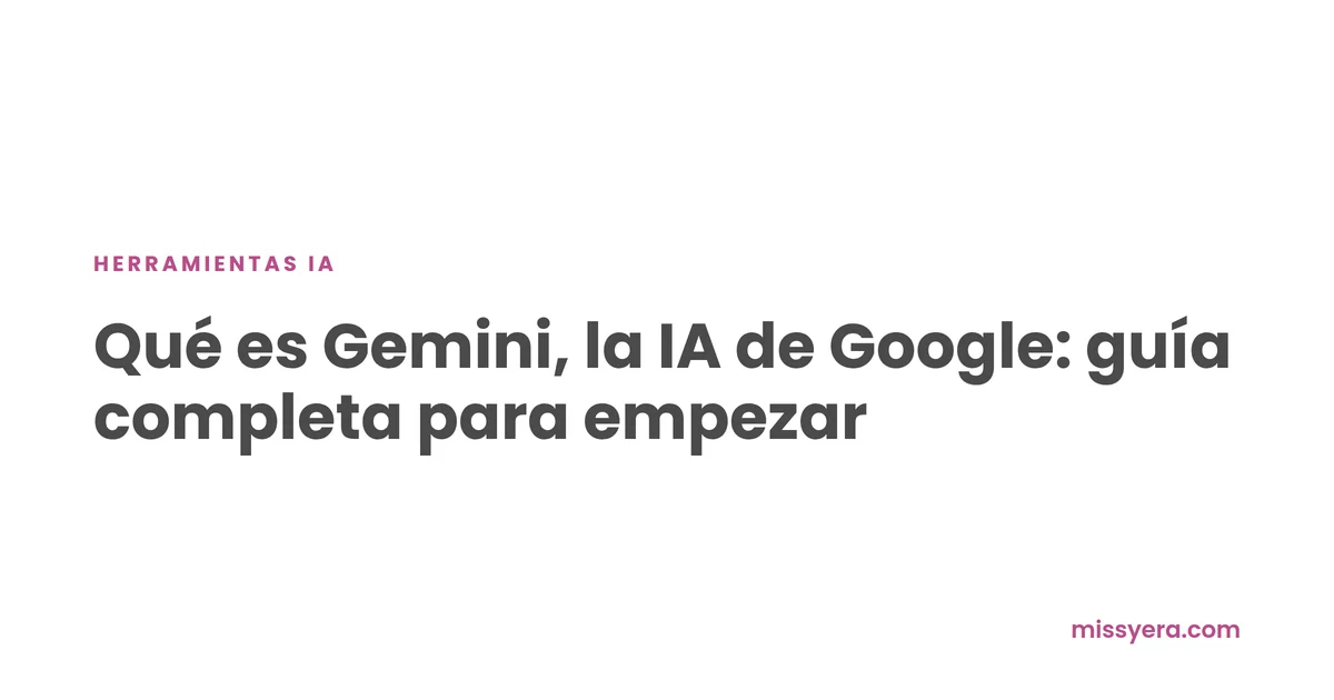 Qué es Gemini, la IA de Google