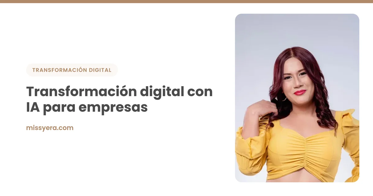 Transformación digital con IA para empresas