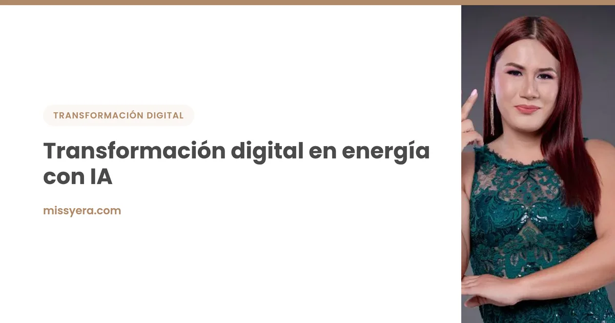 Transformación digital en energía con IA