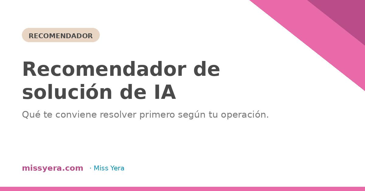 ¿Qué solución de IA necesita tu empresa?